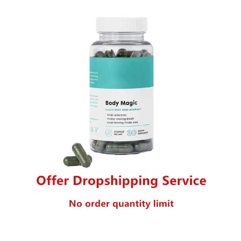 Nitric Oxide Capsules Manufacturer - OEM Body Magic 30 Count for Detox & Gut Health