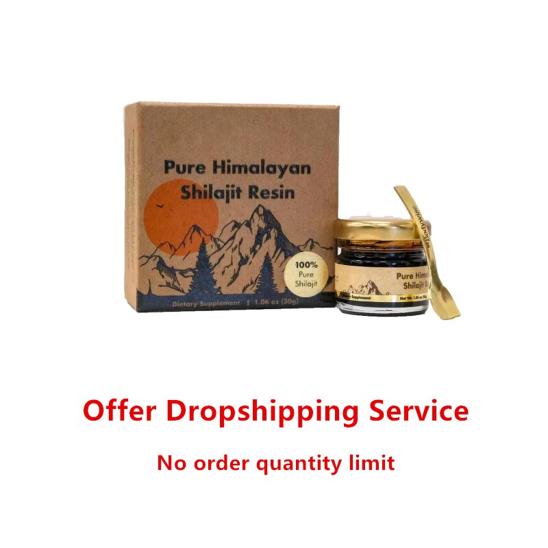 Shilajit Resin Liquid Manufacturer - OEM Pure Himalayan with Fulvic Acid, Dropshipping