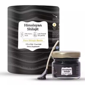 Shilajit Resin Manufacturer - OEM 75 Servings for Energy & Immune, 75%+ Fulvic Acid