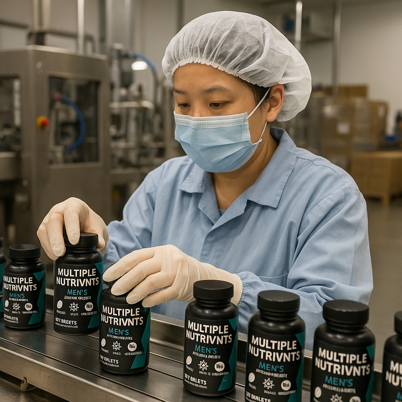 Multivitamin Tablets - Manufacturer - 60ct Men's Zinc B Vitamins Magnesium