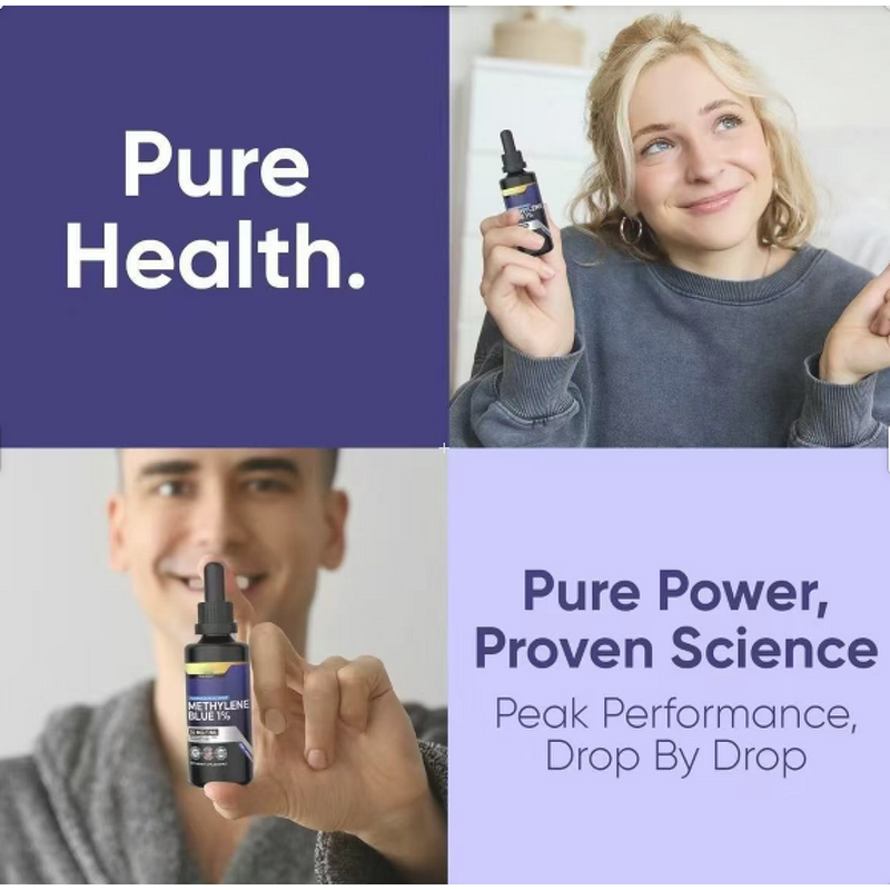 Methylene Blue Solution - Manufacturer - 1% Pure Redox Balance Cellular Energy