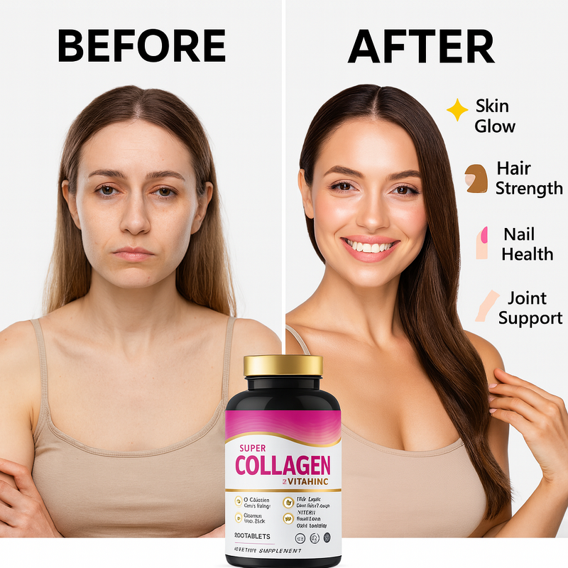 Marine Collagen Tablets - Manufacturer - Vitamin E Keratin Peptides 100 Tablets