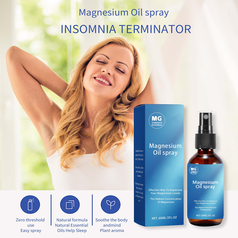 Magnesium Oil Spray - Manufacturer - Organic Deep Sleep Beauty Adult Use