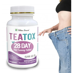 Teatox Tablets - Manufacturer - OEM 28 Day Flat Tummy Detox Herbs Thin Pills