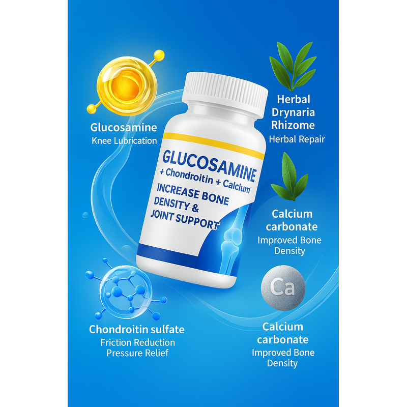Glucosamine Tablets - Manufacturer - OEM/ODM Chondroitin MSM Calcium Joint Health