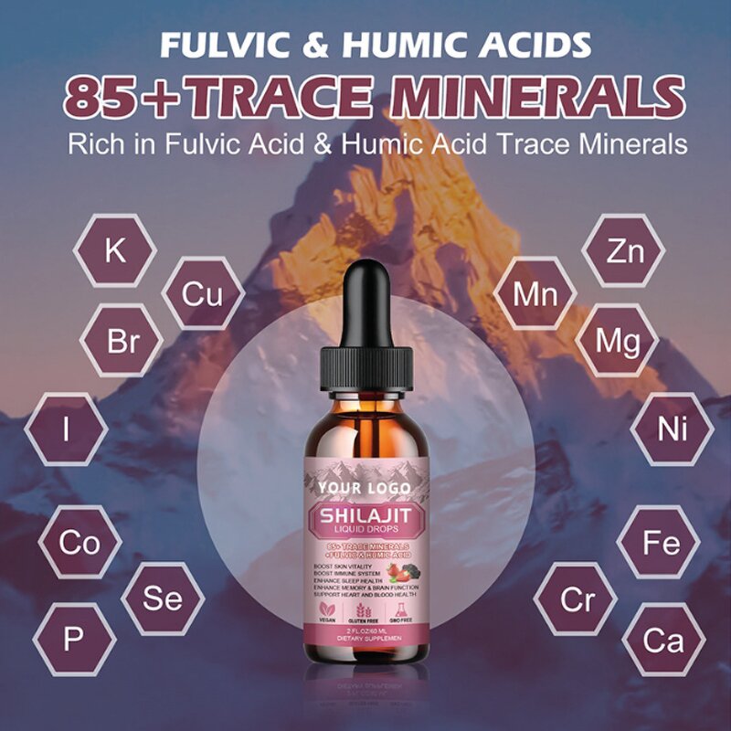 Shilajit Liquid Drops - Manufacturer - Organic Herbal Energy Brain Booster