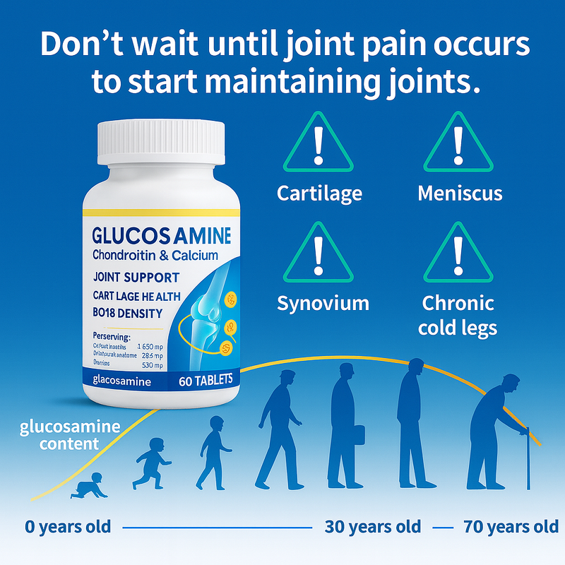 Glucosamine Tablets - Manufacturer - OEM/ODM Chondroitin MSM Calcium Joint Health