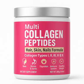 Multi Collagen Powder - Manufacturer - Types I II III V X Grass Fed Wild Fish