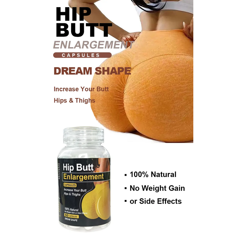 Glute Growth Capsules - Manufacturer - Hips Butt Enhancement Softgel Non-Pregnant