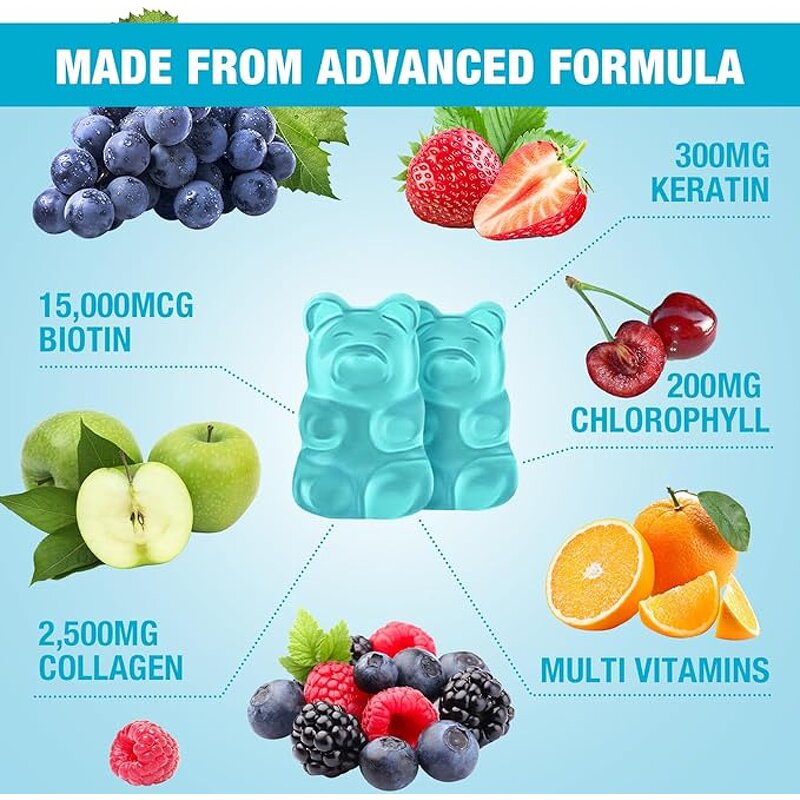 Collagen Gummies - Manufacturer - OEM Private Label Skin Hair Nails Anti-Aging