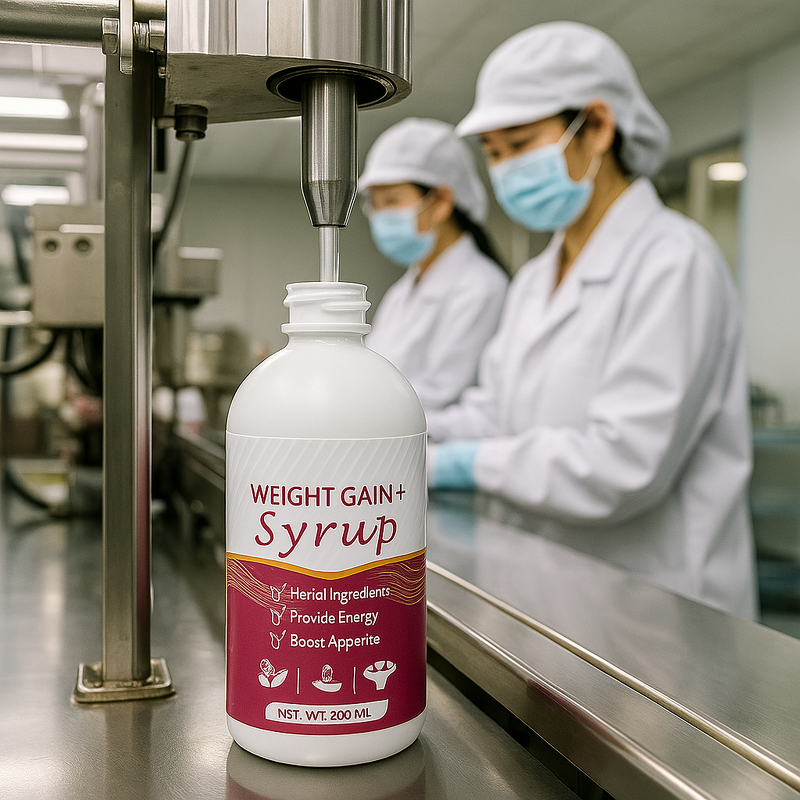 Weight Gain Syrup - Manufacturer - OEM Private Label Appetite Booster Liquid