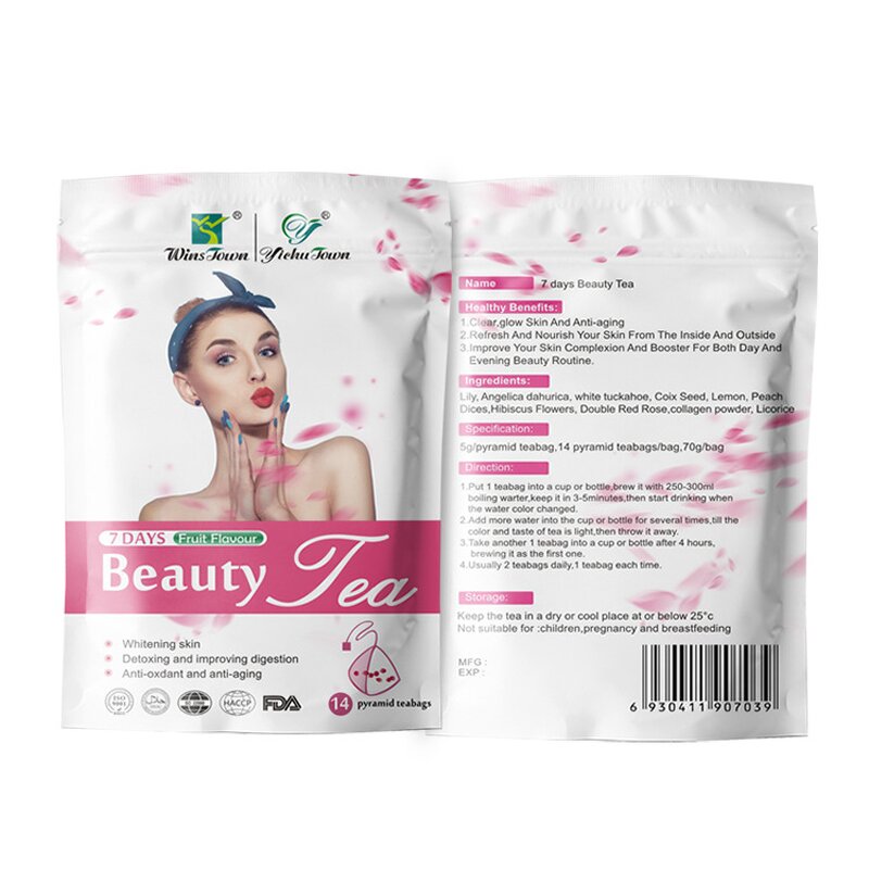 Detox Tea - Manufacturer - Private Label Herbal Skin Whitening Glow Tea