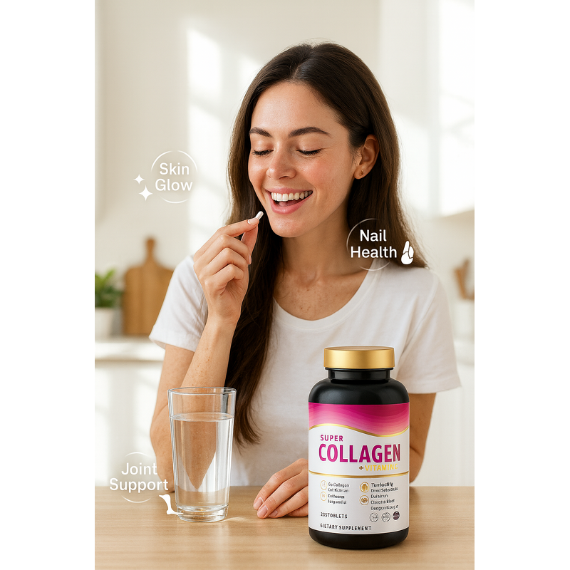Marine Collagen Tablets - Manufacturer - Vitamin E Keratin Peptides 100 Tablets