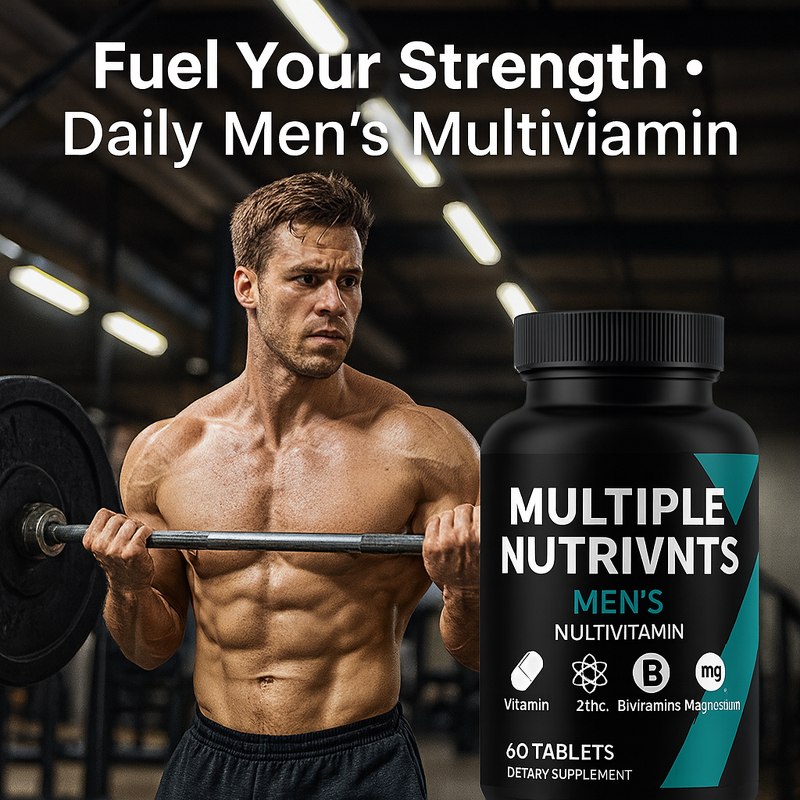 Multivitamin Tablets - Manufacturer - 60ct Men's Zinc B Vitamins Magnesium