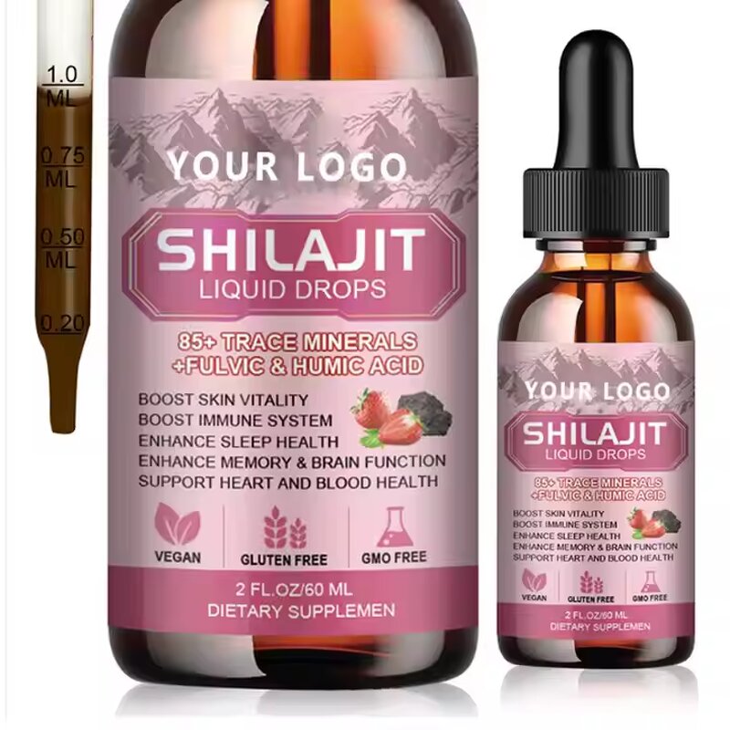 Shilajit Liquid Drops - Manufacturer - Organic Herbal Energy Brain Booster