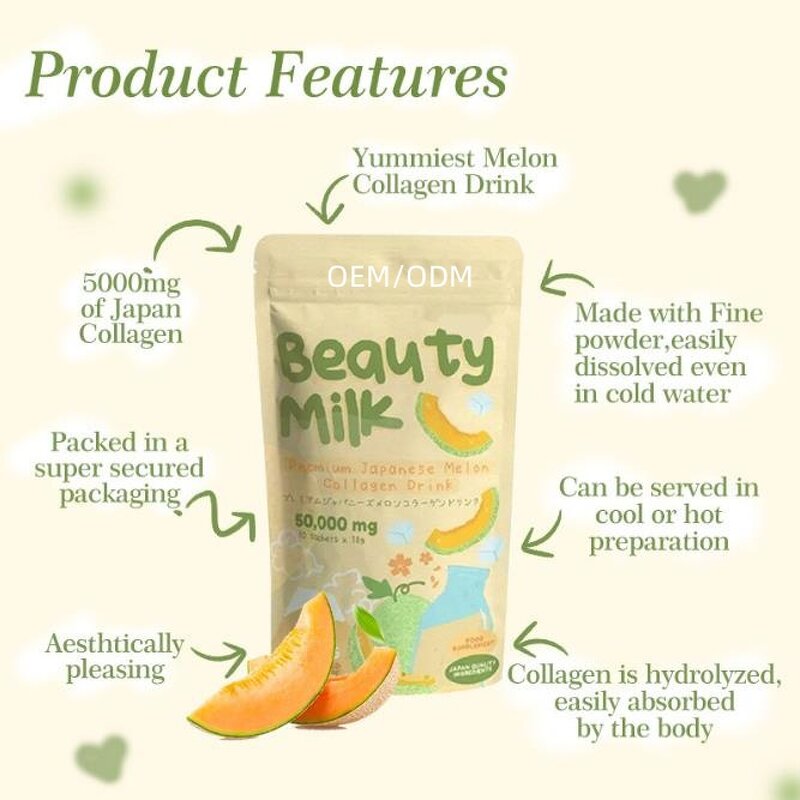 Collagen Milk Drink - Manufacturer - 50000mg Hydrolyzed UV Protection Brightening