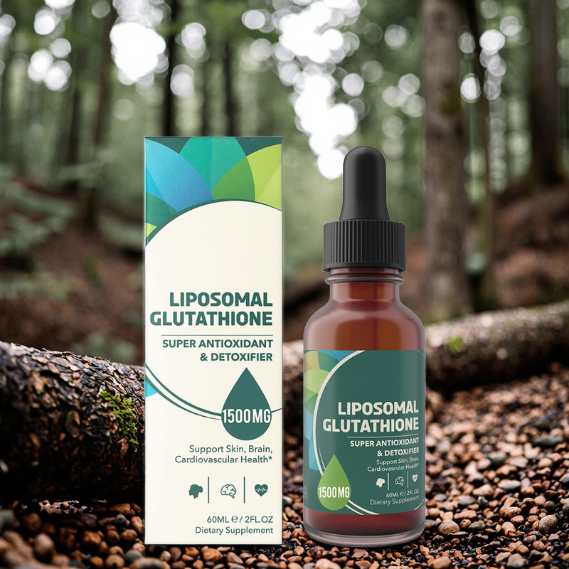 Liposomal Gluta Liquid - Manufacturer - 1500mg Liver Detox Brain Sublingual