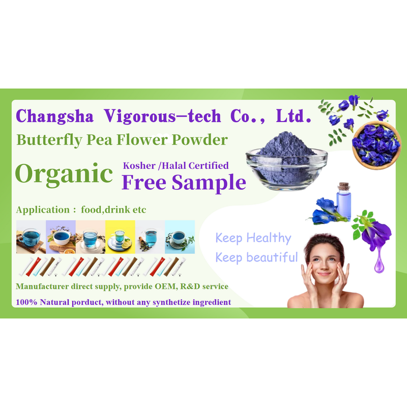 Butterfly Pea Extract - Manufacturer - Natural Blue Powder Free Sample Organic