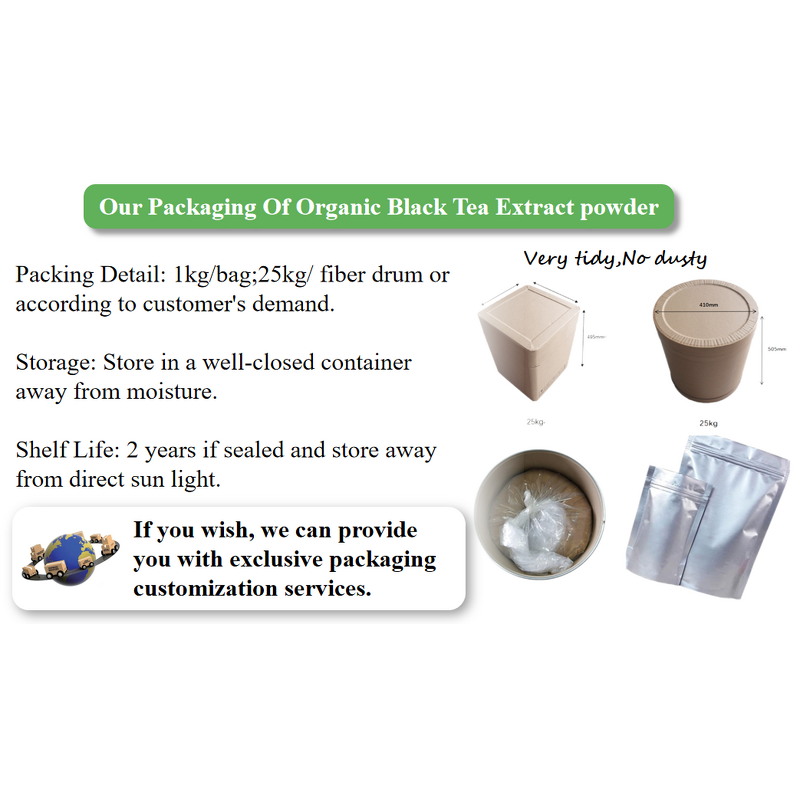 Black Tea Extract Powder - Manufacturer - Camellia Sinensis Instant Flavored Free Sample