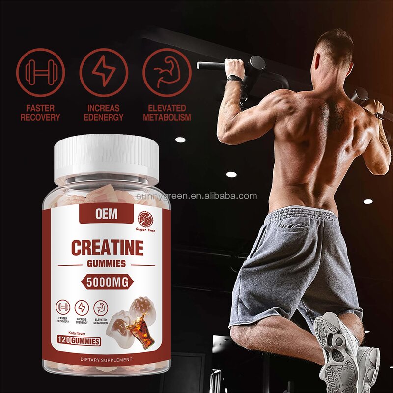 Creatine Gummies - Manufacturer - Private Label Cola Flavor Muscle Building for Men Women