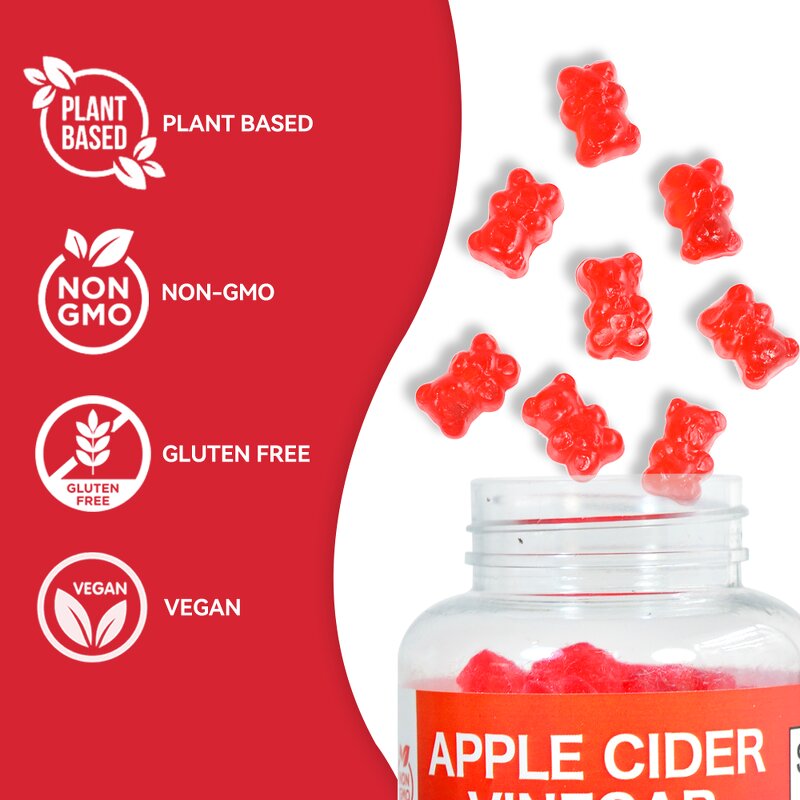 ACV Gummies - Manufacturer - Organic Apple Cider Vinegar Slimming Detox Vegan