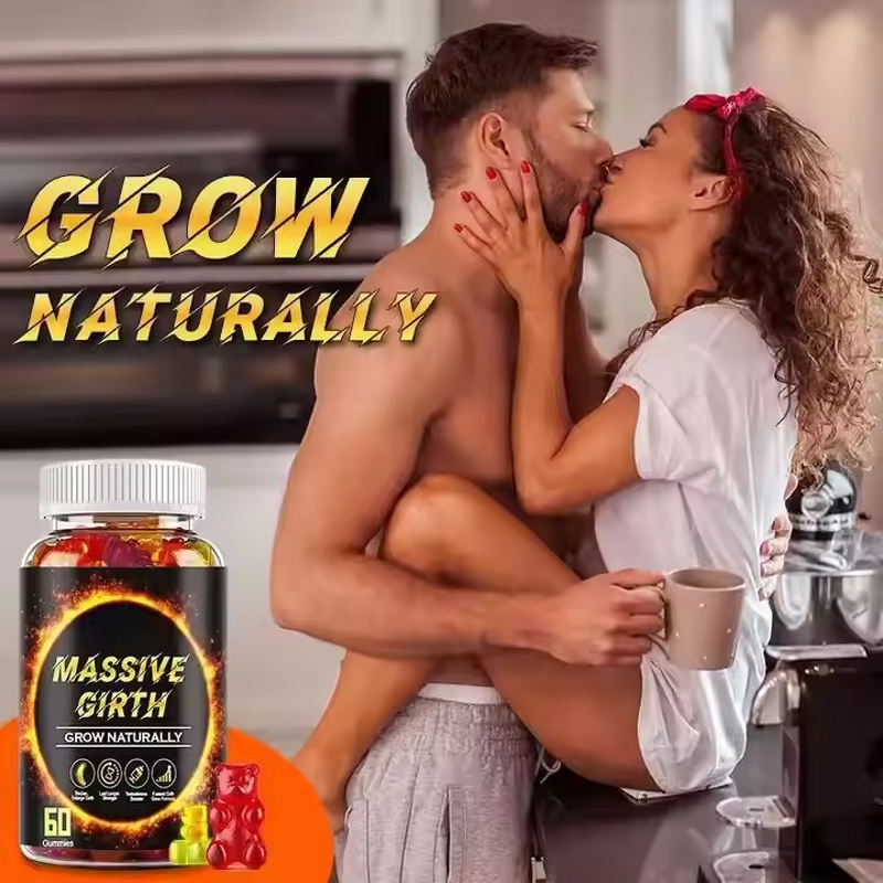 Male Enhancement Gummies - Manufacturer - OEM 60ct Ashwagandha 3-Inch Growth