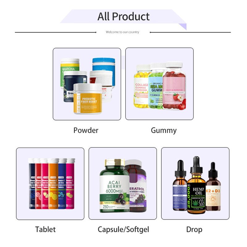 NAD+ Gummies - Manufacturer - Resveratrol Berberine Biotin Anti-Aging Hair Skin