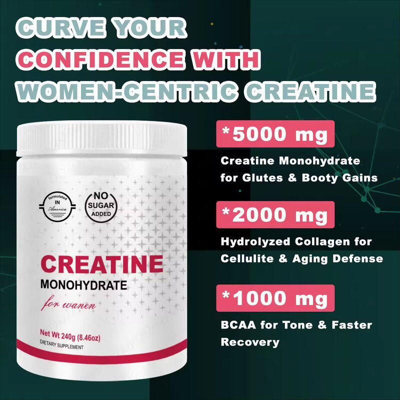 Creatine Powder - Manufacturer - Private Label Energy Drink Sport for Men Women