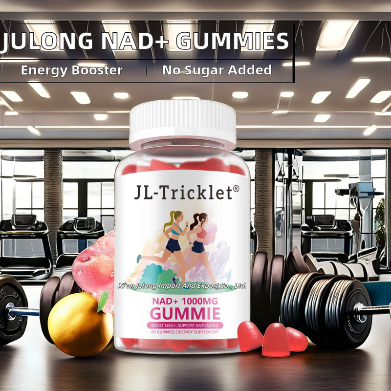 NAD+ Supplement Gummies Manufacturer - Julong 1000mg Organic Sugar-Free Boosts NAD & Energy