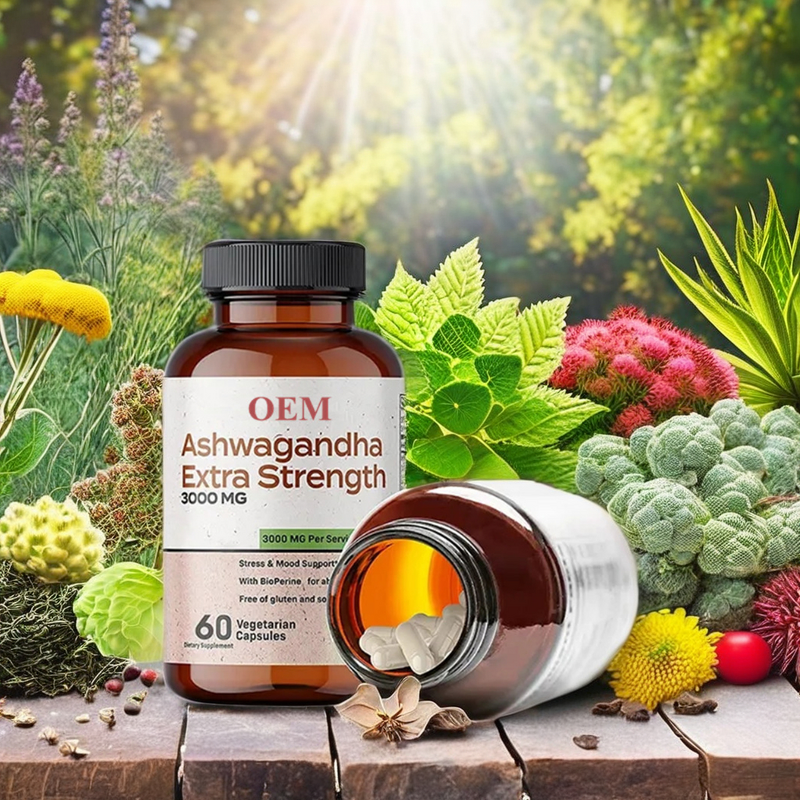 Ashwagandha Extract Capsules Manufacturer - OEM/ODM/OBM 5%-10% Lactone, Not for Teenagers