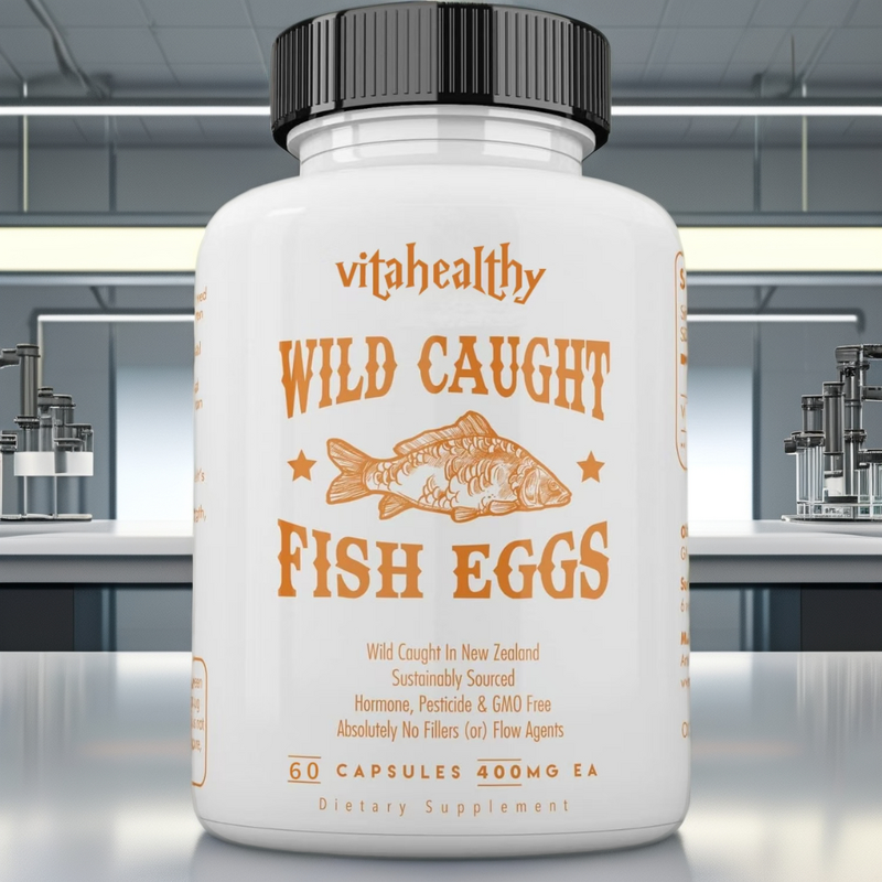 Fish Eggs Capsules Manufacturer - Vitahealthy OEM/ODM Private Label Wild Caught for Fertility
