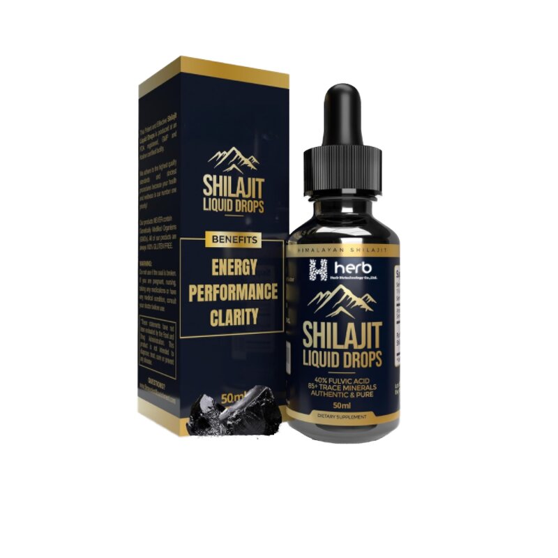 Shilajit Liquid Drops Manufacturer - Private Label Pure Natural Himalayan Extract for Adults