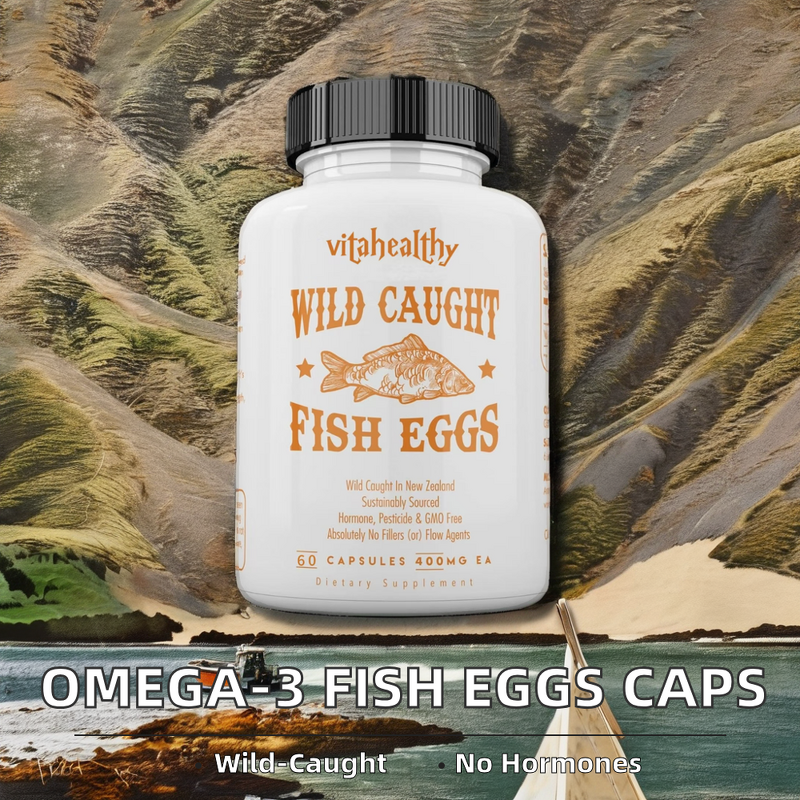 Fish Eggs Capsules Manufacturer - Vitahealthy OEM/ODM Private Label Wild Caught for Fertility
