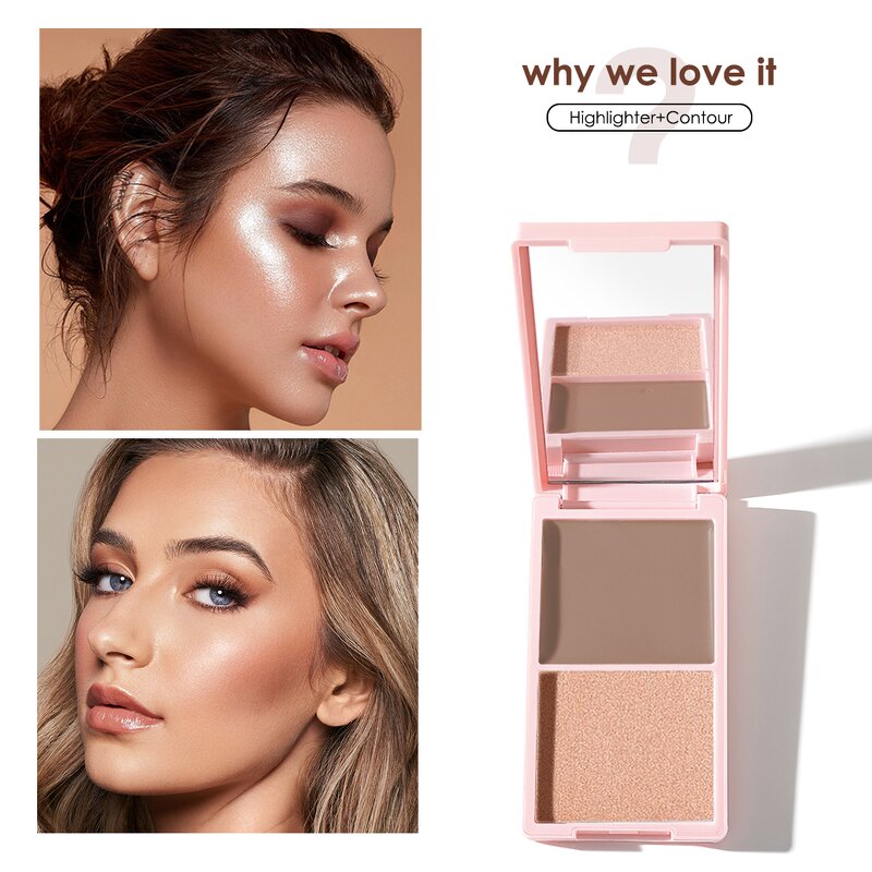 Makeup Palette - Manufacturer - Creamy Contour Highlighter Waterproof Bronzer