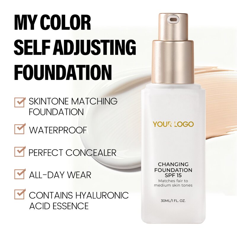 Foundation - Manufacturer - PH Color Changing Liquid Full Coverage Private Label