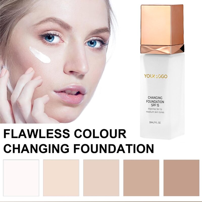 Foundation - Manufacturer - Color Changing Liquid Moisturizing High Coverage