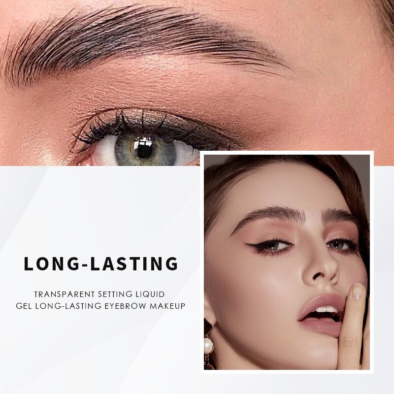 Eyebrow Gel - Manufacturer - Styling Liquid Long Lasting Strong Hold Clear