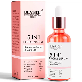 Face Serum Manufacturer - 5-in-1 with 30% Vitamin C, 5% Niacinamide, 10% Vitamin E