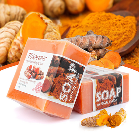 Handmade Soap Manufacturer - Custom Natural Organic Whitening Turmeric Soap Bar