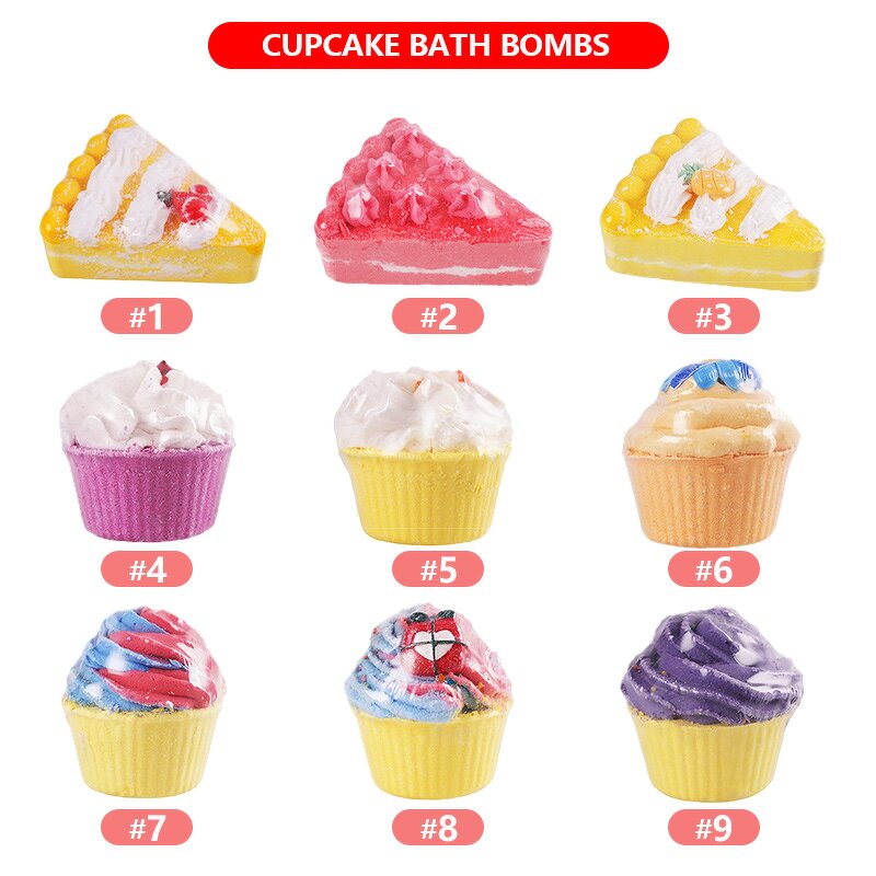 Bubble Bath Manufacturer - ShangMei Custom Colorful Cake Natural Handmade Bath Bombs