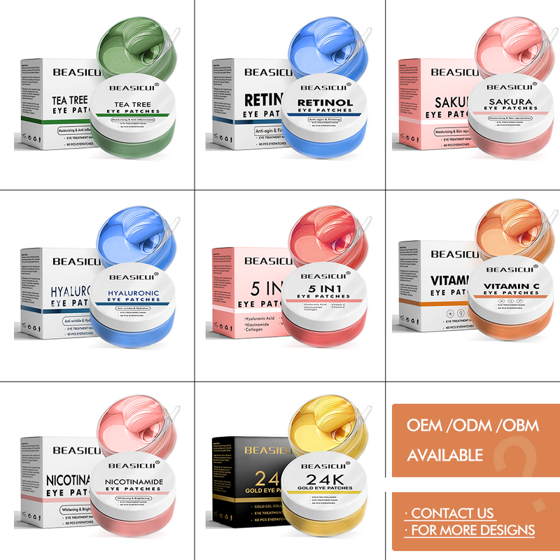 Hydrogel Eye Mask Manufacturer - Hot Selling Collagen Private Label Custom Gel