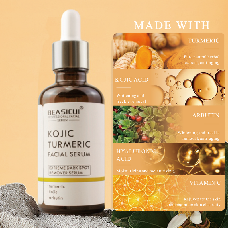 Turmeric Serum Manufacturer - for Skin Glow Whitening with Kojic Acid