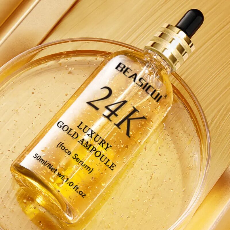 Skin Care Serum Manufacturer - ShangMei Private Label with 20% Vitamin C, Hyaluronic Acid & Gold