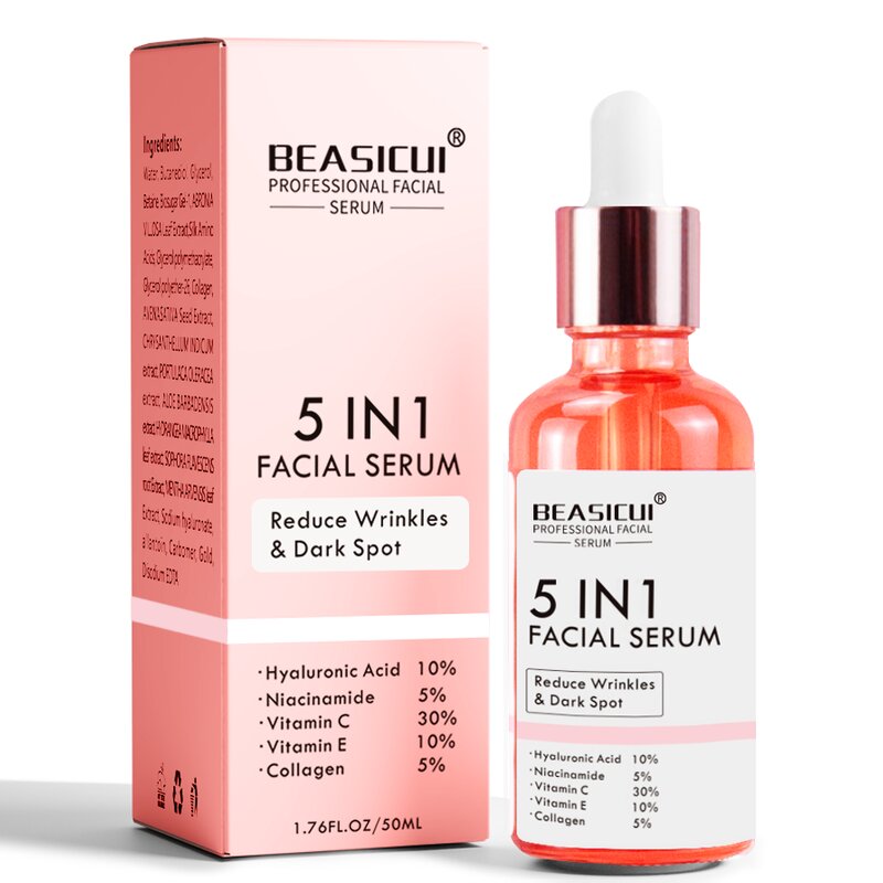 Cosmetic Serum Manufacturer - ShangMei Moisturizing Anti-aging Brightening 5-in-1