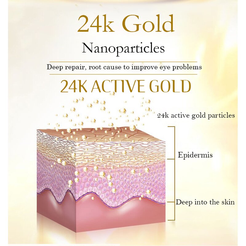 Eye Mask Manufacturer - ShangMei 24k Golden Patches Anti-wrinkle Under Eye Treatment