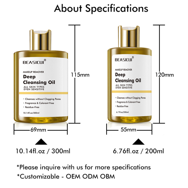 Cleansing Oil Manufacturer - Private Label Natural Hydrating Makeup Remover