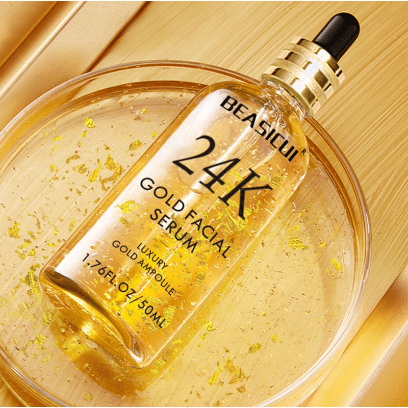 Skin Serum Manufacturer - Private Label with Hyaluronic Acid, Vitamin C, Collagen & Gold