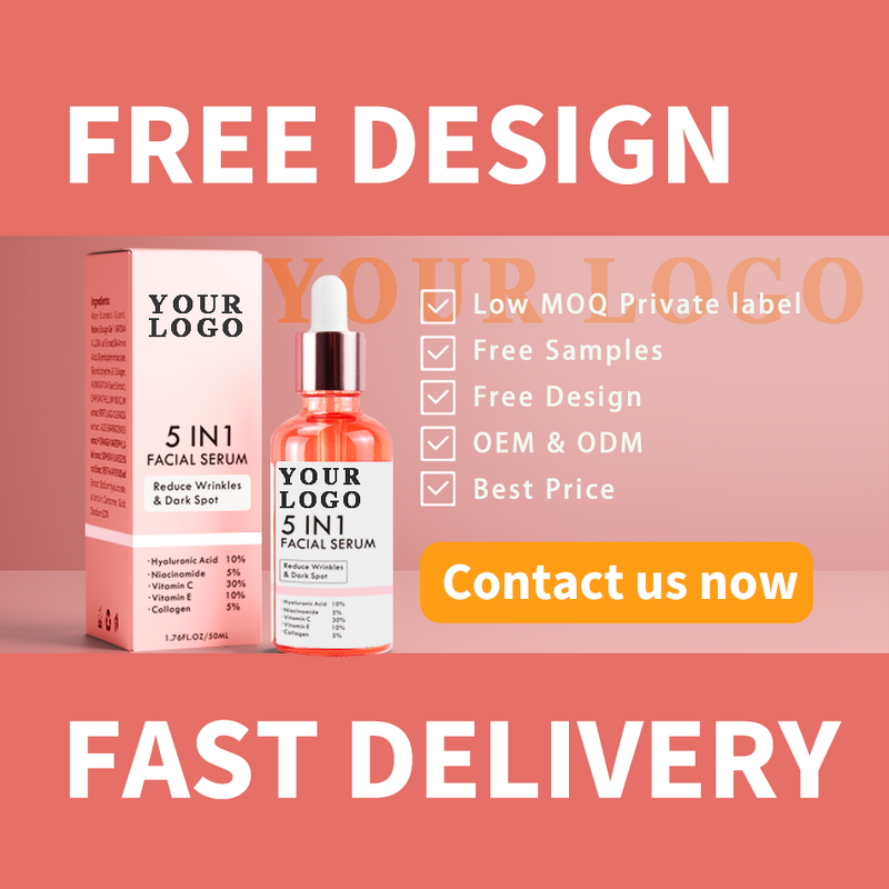 Face Serum Manufacturer - New 5-in-1 with Niacinamide, Vitamin C, E & HA