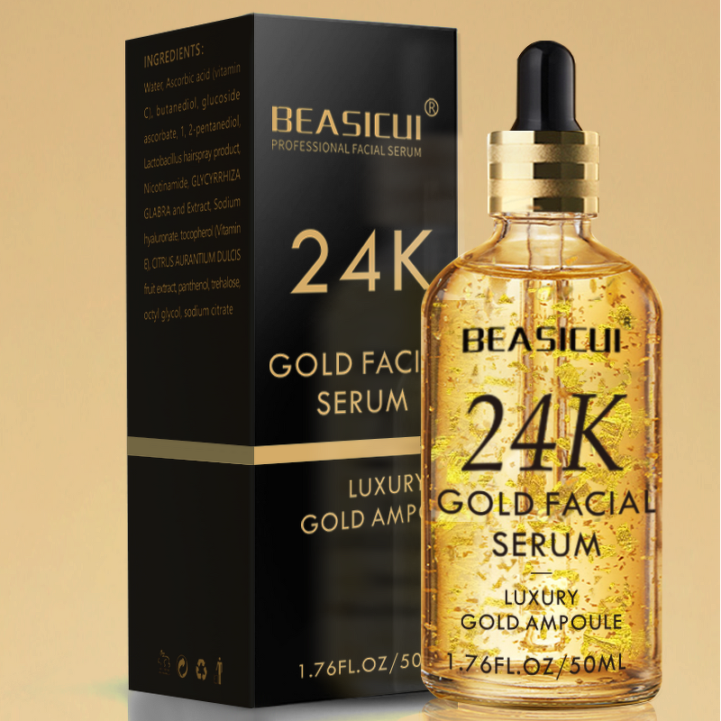 Skin Serum Manufacturer - Private Label with Hyaluronic Acid, Vitamin C, Collagen & Gold