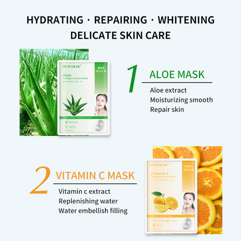 Facial Sheet Mask Manufacturer - ShangMei Korean Brand Silk Hydro Jelly DIY